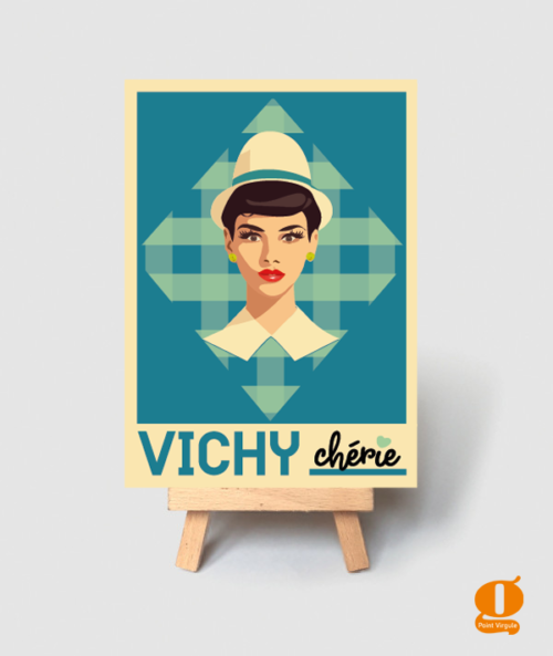 Carte postale Vichy Chérie #5