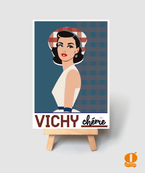 Carte postale Vichy Chérie