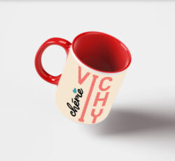 Mug Vichy Chérie 2