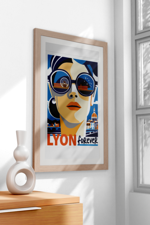 Affiche Lyon Forever Bellecour