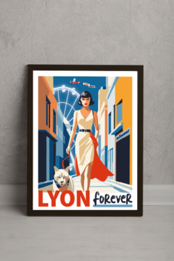 Affiche Lyon Forever Lion