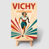 Carte postale Vichy flamme