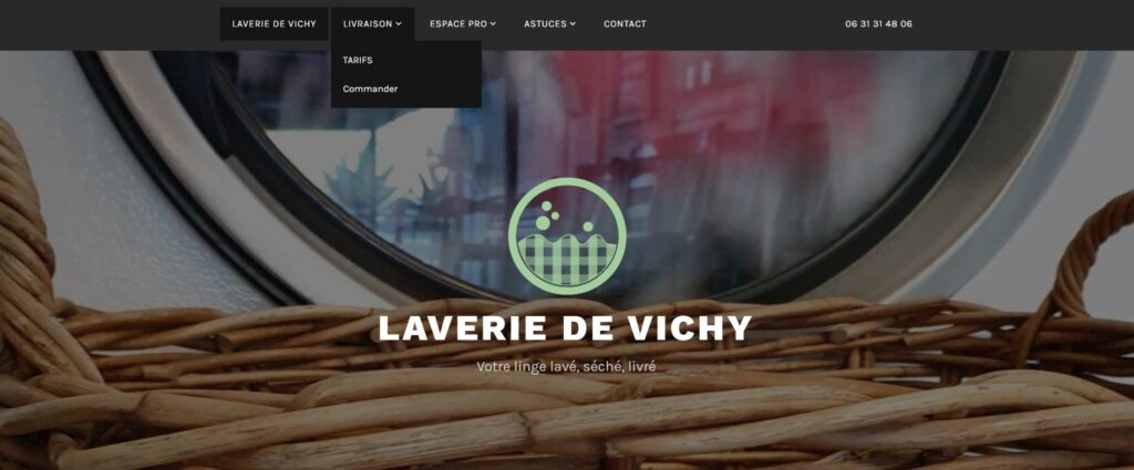 site laverie de Vichy